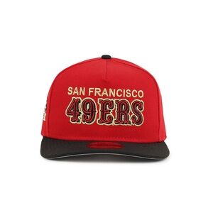 San Francisco 49ers Red Black 2 Tone 30th Anniversary SP 9Fifty A-Frame Snapback